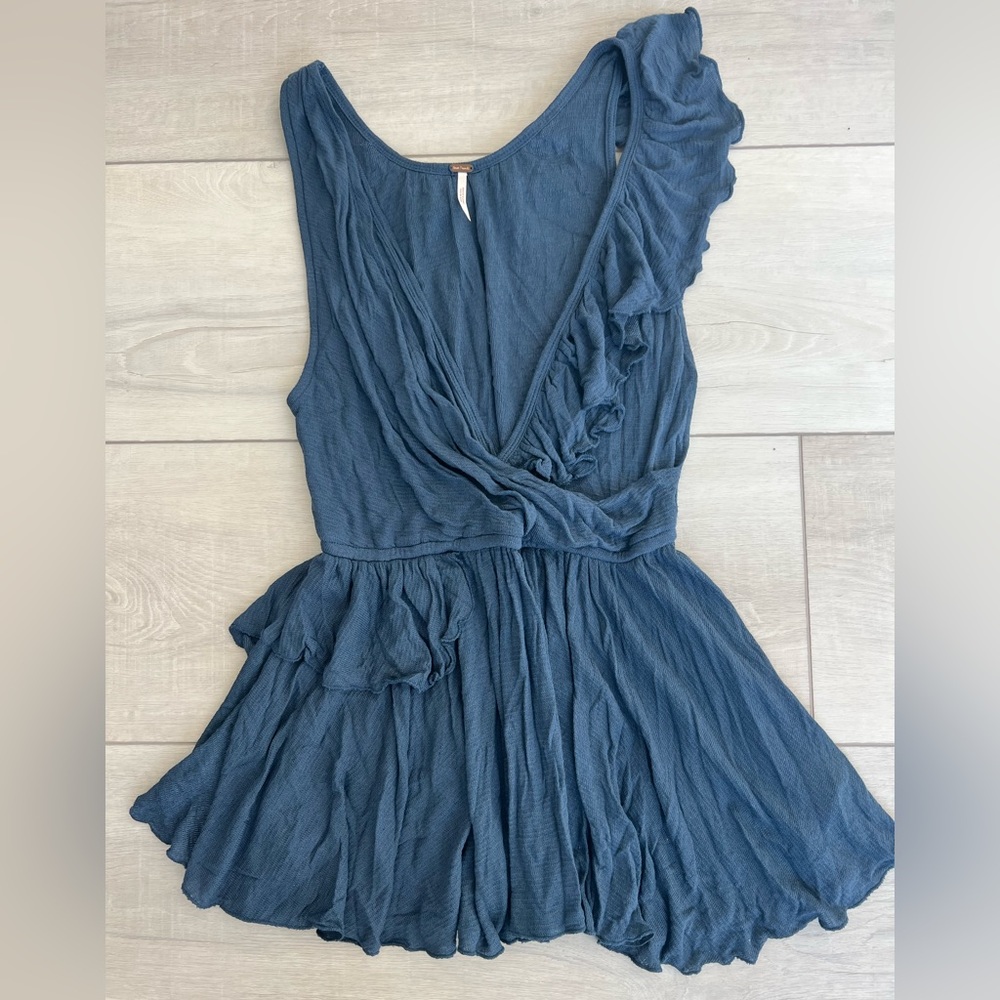 Free People Ruffle Tank